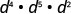 d⁴×d⁵×d²。