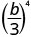 3分のbの4乗。