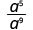 a⁵をa⁹で割る。
